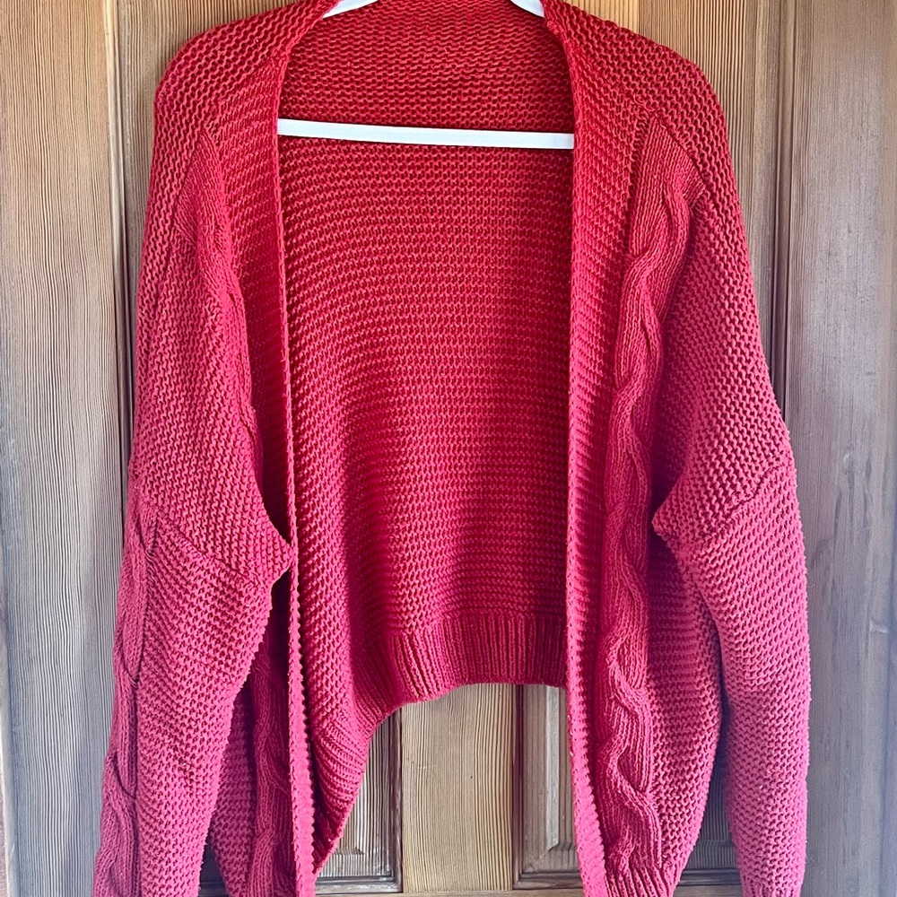 Oversized Red Sweater